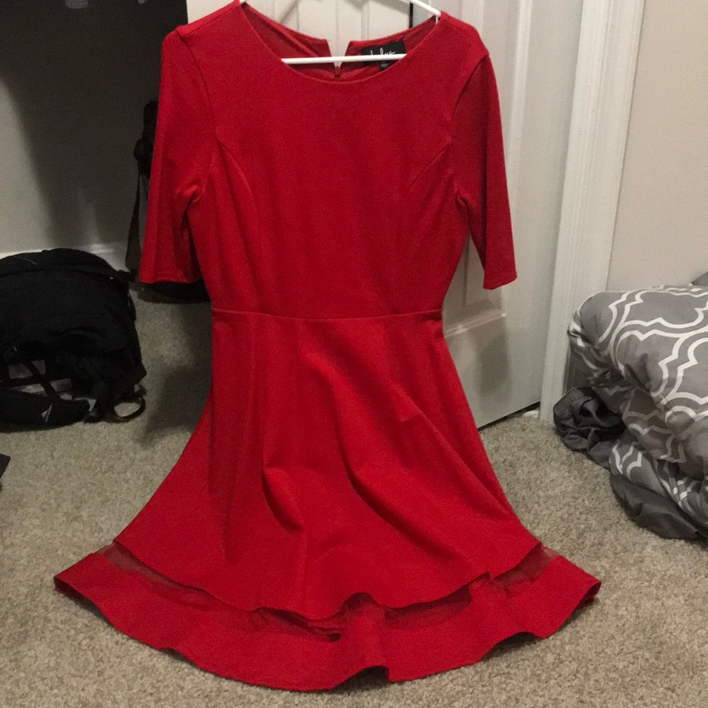 Red lulus dress